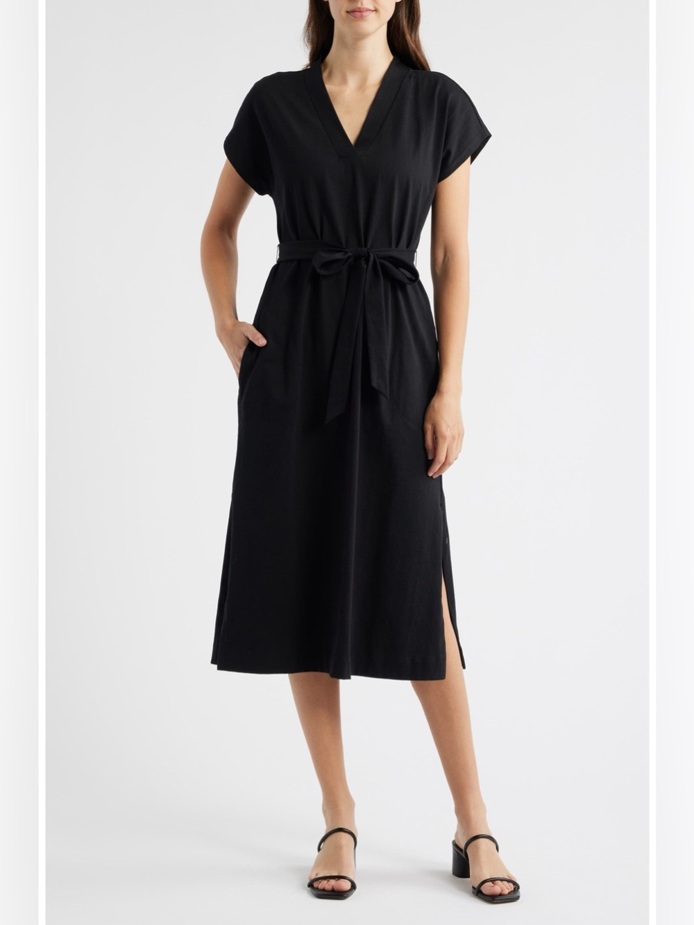NWT Tommy Bahama Islandscape Cotton Jersey Midi Dress